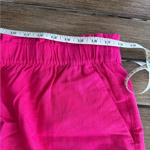 Women's Pink Linen blend Shorts from Loft - Picture 4 of 8